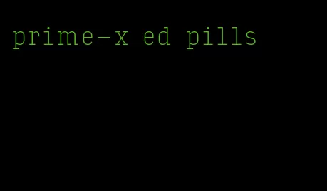 prime-x ed pills