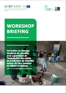 Lire la suite à propos de l’article Workshop Briefing_elevage chenilles_PAGO Mbam et Djerem_Biopama