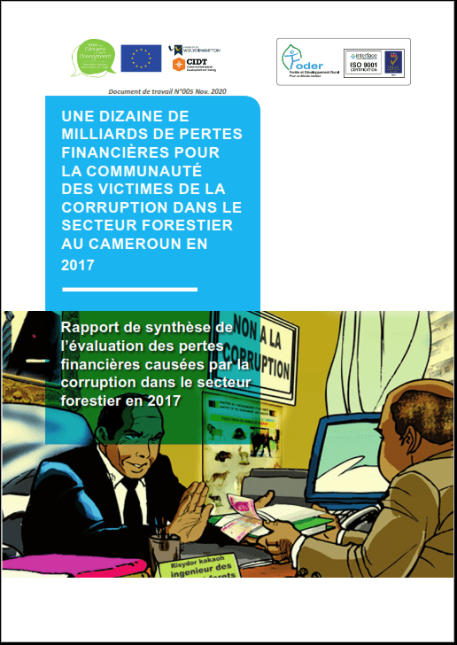 Lire la suite à propos de l’article UNE DIZAINE DE MILLIARDS DE PERTES FINANCIÈRES POUR LA COMMUNAUTÉ DES VICTIMES DE LA CORRUPTION DANS LE SECTEUR FORESTIER AU CAMEROUN EN 2017