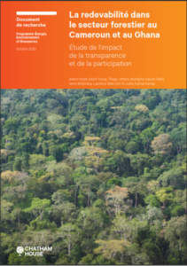 Lire la suite à propos de l’article La redevabilité dans le secteur forestier au Cameroun et au Ghana: Étude de l’impact de la transparence et de la participation