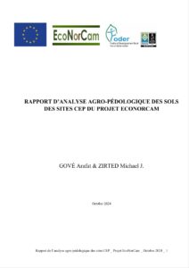 Lire la suite à propos de l’article RAPPORT D’ANALYSE AGRO-PÉDOLOGIQUE DES SOLS DES SITES CEP DU PROJET ECONORCAM