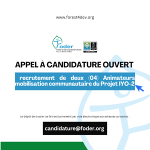 Lire la suite à propos de l’article recrutement de deux (04) Animateurs mobilisation communautaire du Projet IYO-2