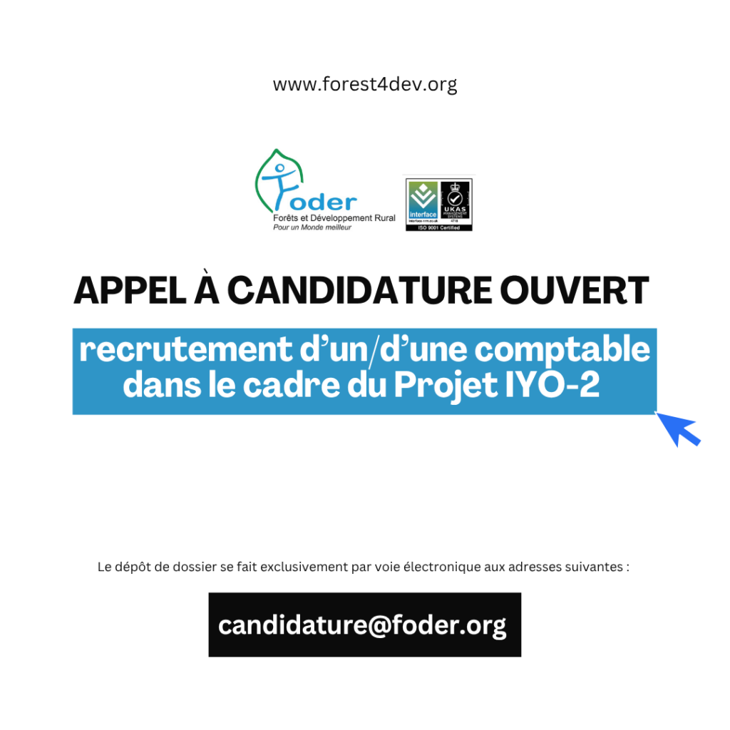 recrutement d’un/d’une comptable dans le cadre du Projet IYO-2