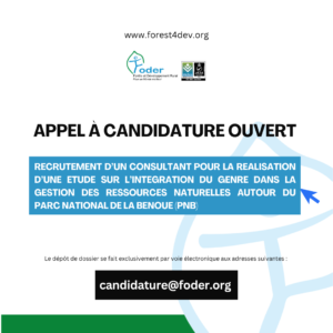 Lire la suite à propos de l’article RECRUTEMENT D’UN CONSULTANT POUR LA REALISATION D’UNE ETUDE SUR L’INTEGRATION DU GENRE DANS LA GESTION DES RESSOURCES NATURELLES AUTOUR DU PARC NATIONAL DE LA BENOUE (PNB)