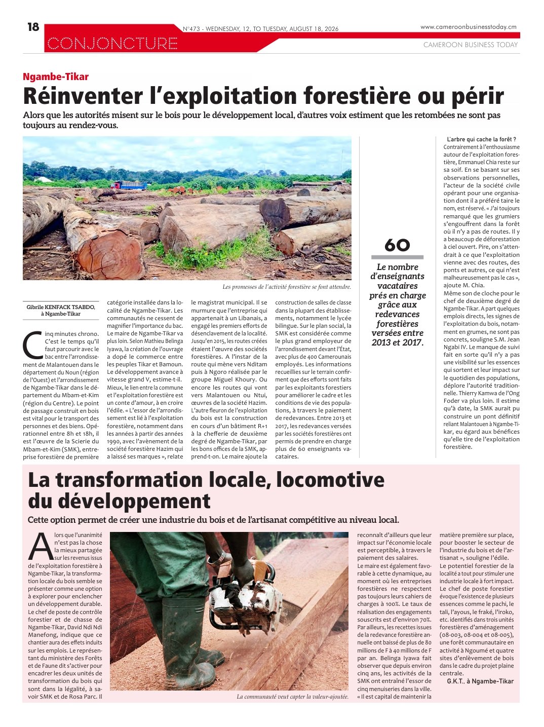 Lire la suite à propos de l’article Réinventer l’exploitation forestière ou périr